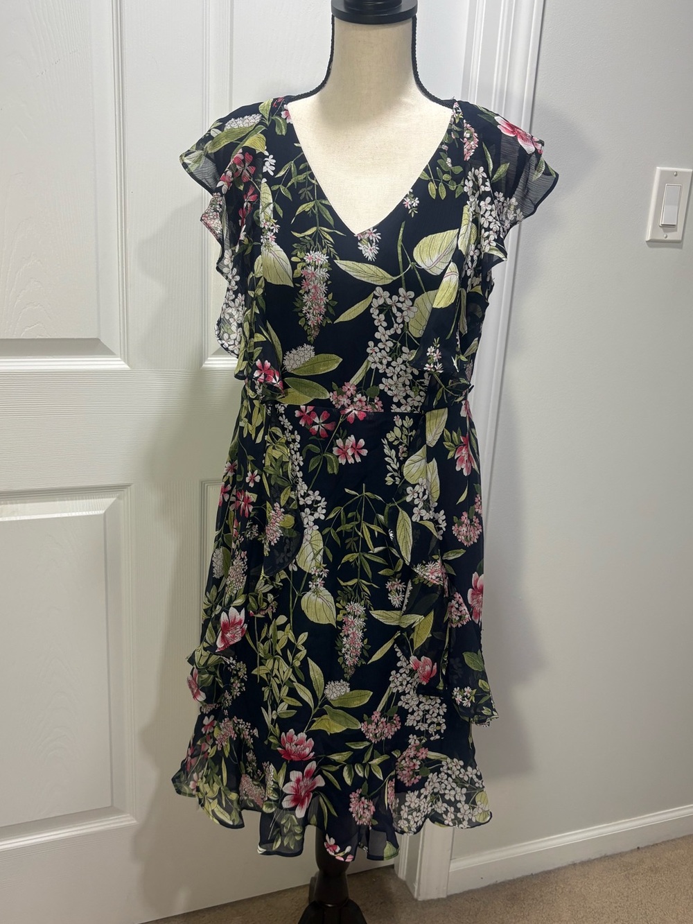 Tommy Hilfiger Summer Floral Navy Dress
